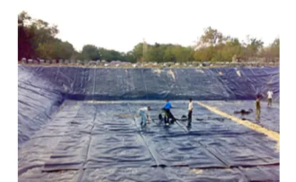 HDPE GEO Membrane Installation